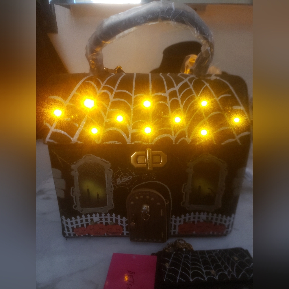 Betsey Johnson Haunted House Light-Up Handbag